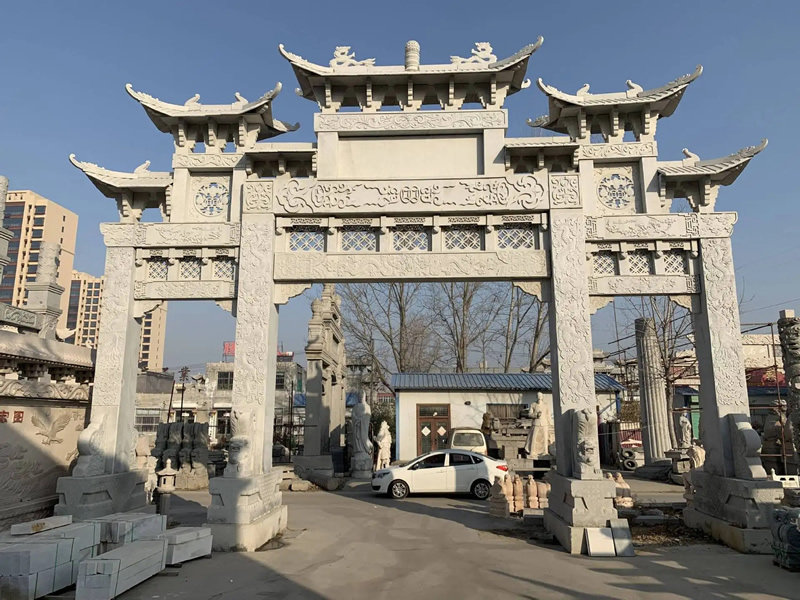 甘肃石雕牌楼牌坊